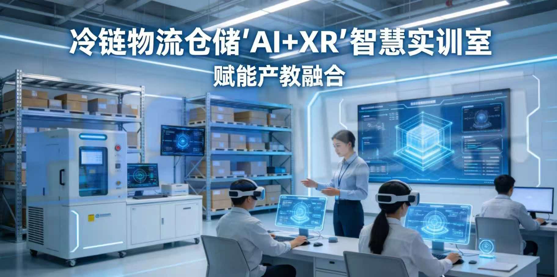 冷链物流仓储“AI+XR”智慧实训室 赋能产教融合 冷链物流仓储“AI+XR”智慧实训室 赋能产教融合