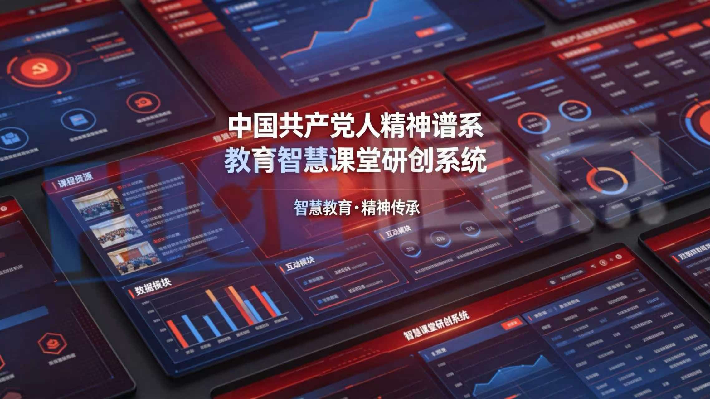 中国共产党人精神谱系教育智慧课堂研创系统 中国共产党人精神谱系教育智慧课堂研创系统