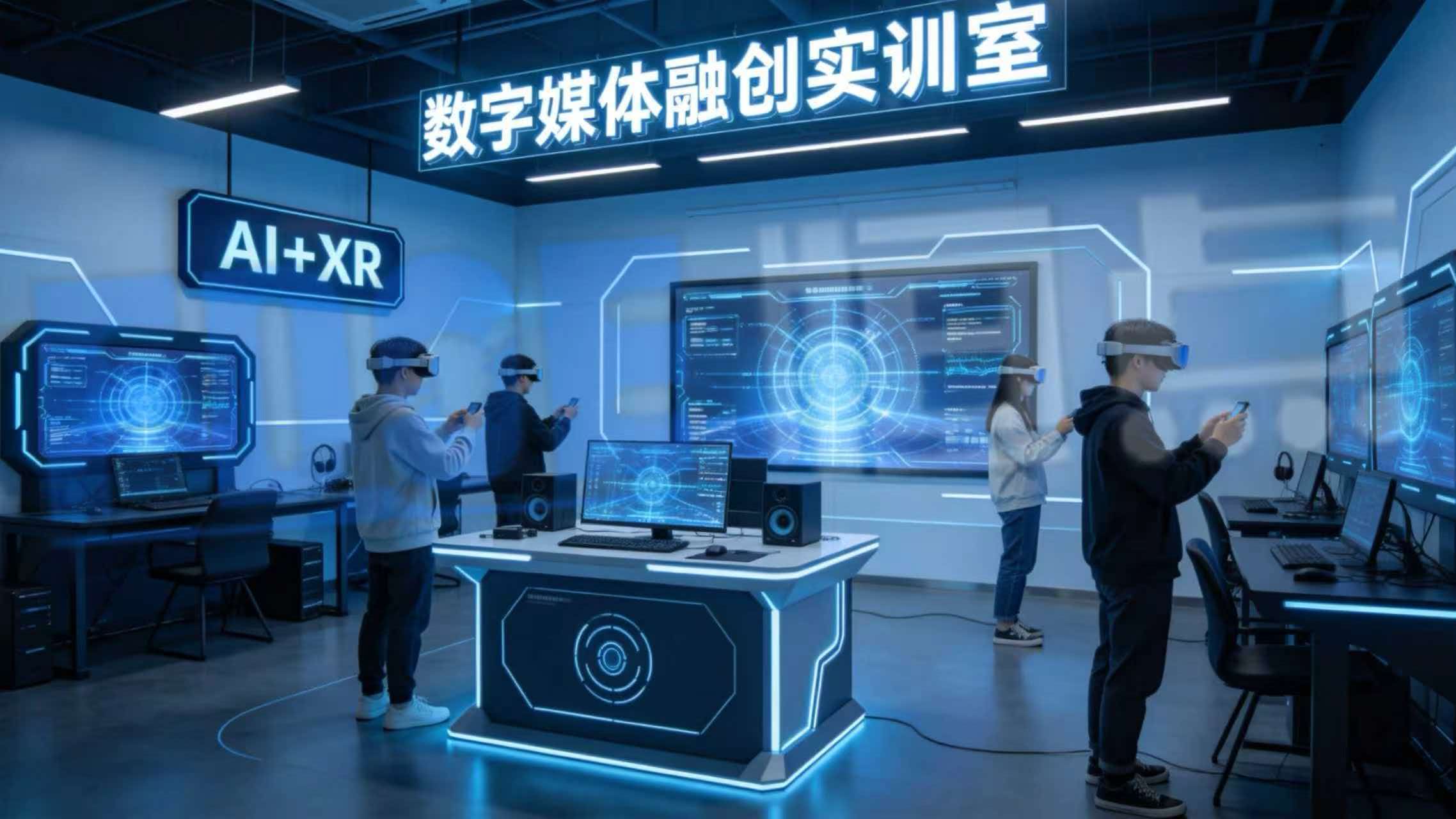 数字媒体“AI+XR”融创实训室 数字媒体“AI+XR”融创实训室