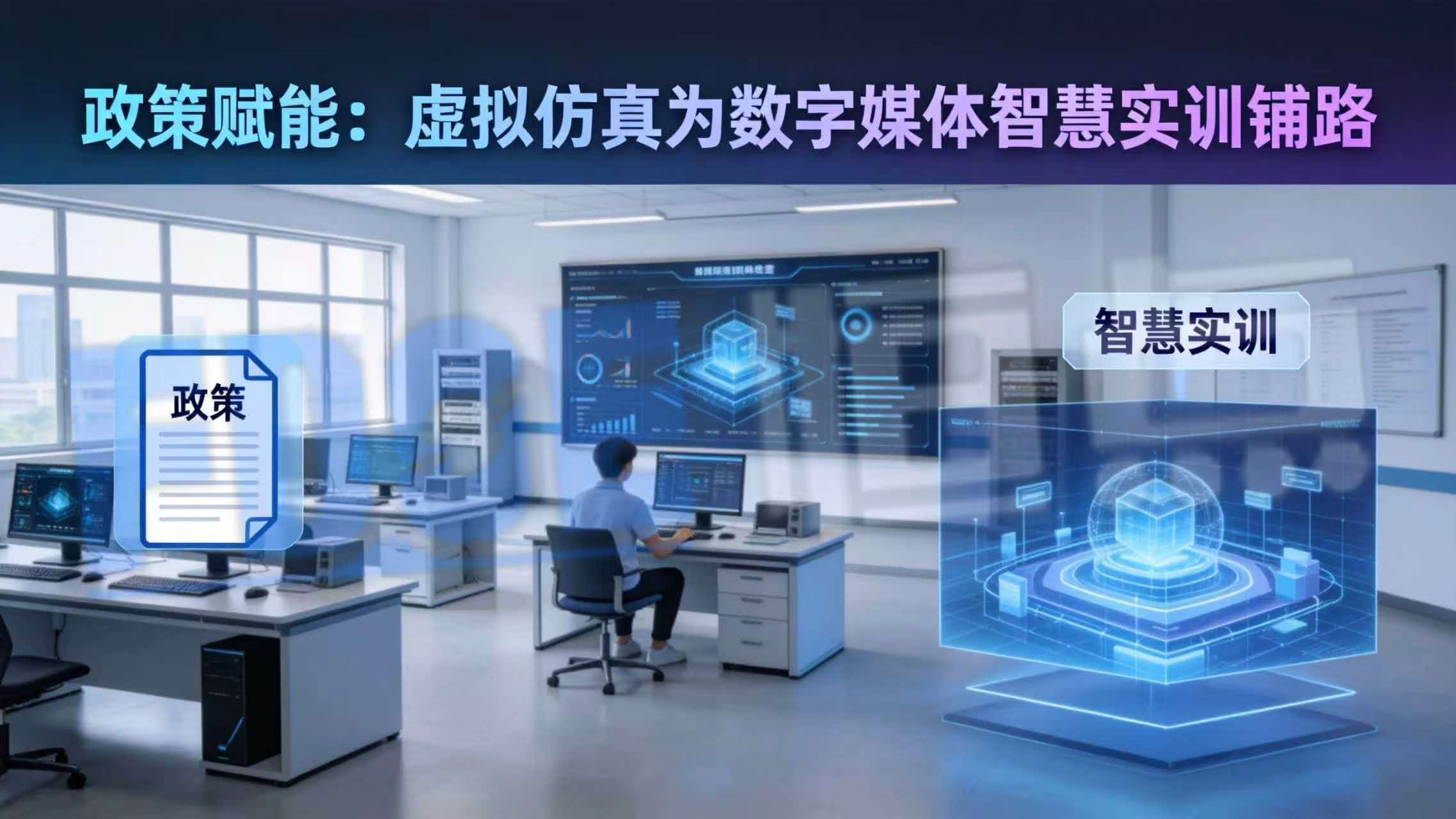 政策赋能:虚拟仿真为数字媒体智慧实训铺路 政策赋能:虚拟仿真为数字媒体智慧实训铺路