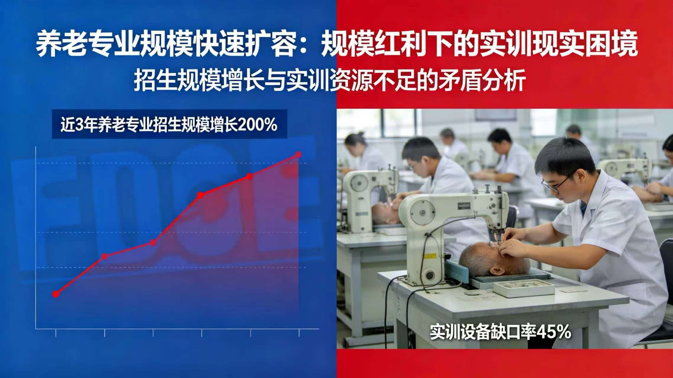 养老专业规模快速扩容: 规模红利下的实训现实困境 养老专业规模快速扩容: 规模红利下的实训现实困境