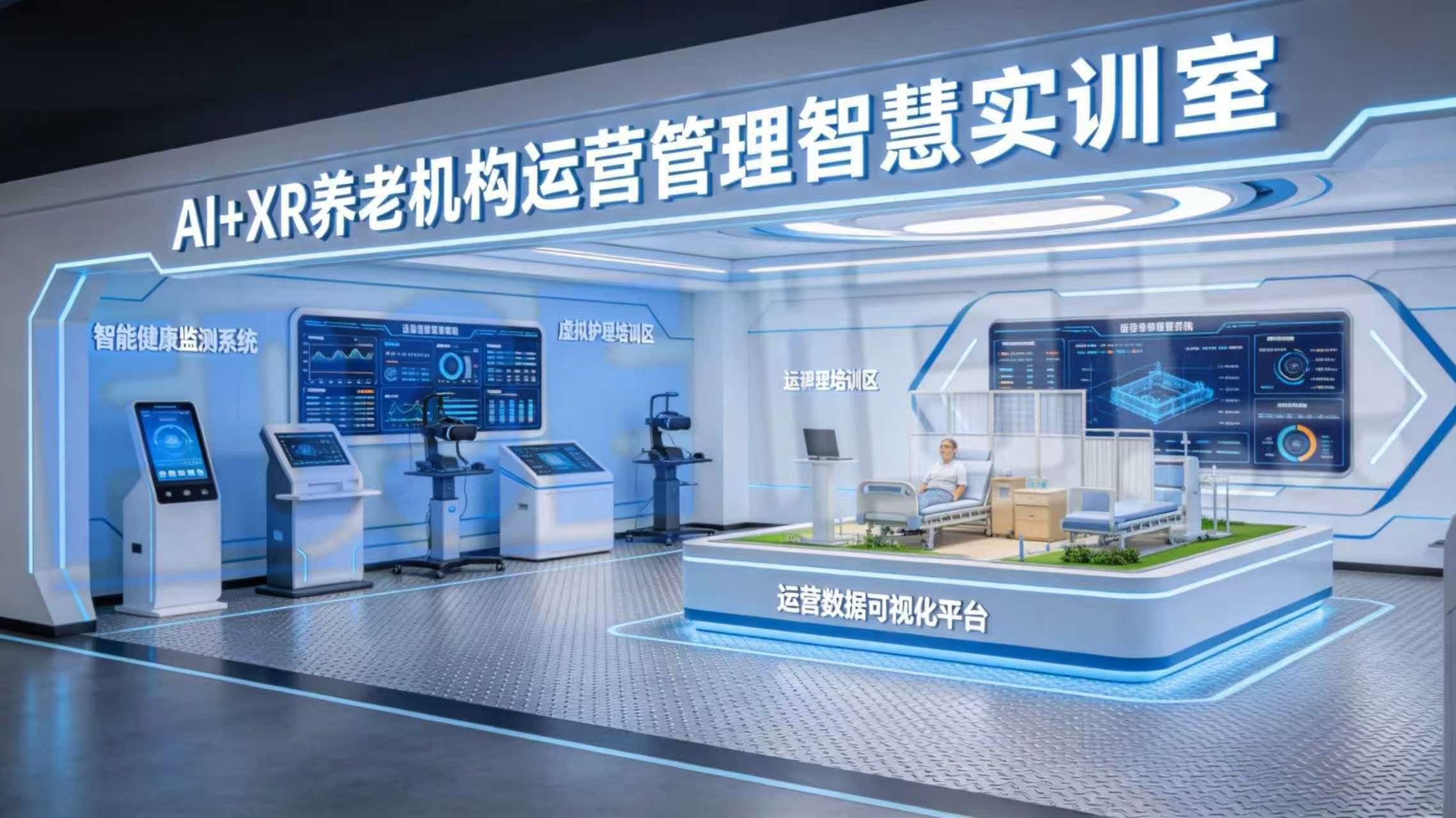 AI+XR养老机构运营管理智慧实训室 AI+XR养老机构运营管理智慧实训室