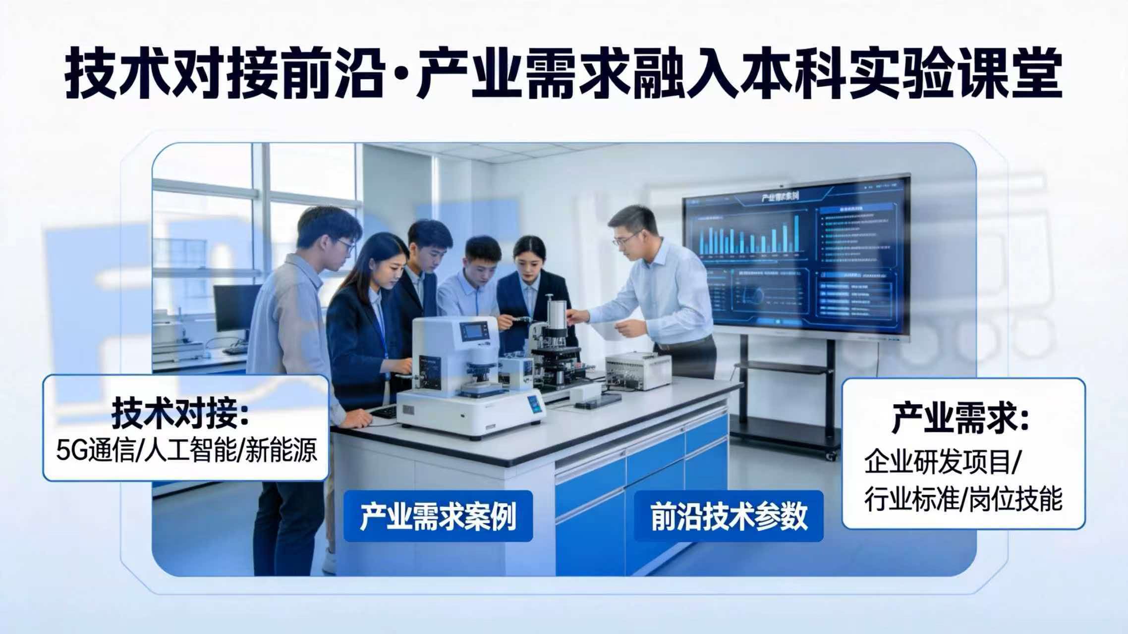 技术对接前沿,产业需求融入本科实验课堂 技术对接前沿,产业需求融入本科实验课堂