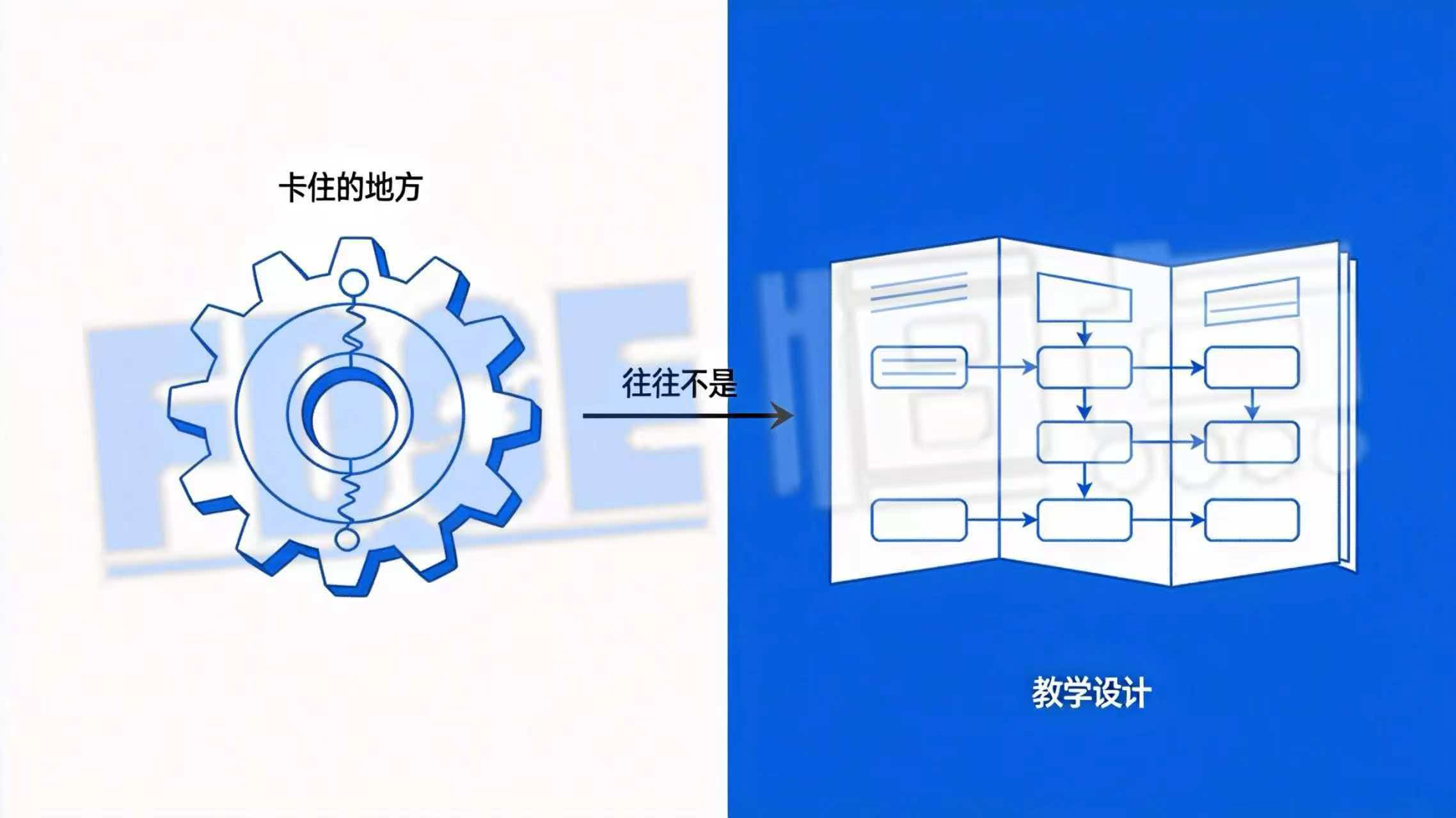卡住的地方,往往不是教学设计 卡住的地方,往往不是教学设计