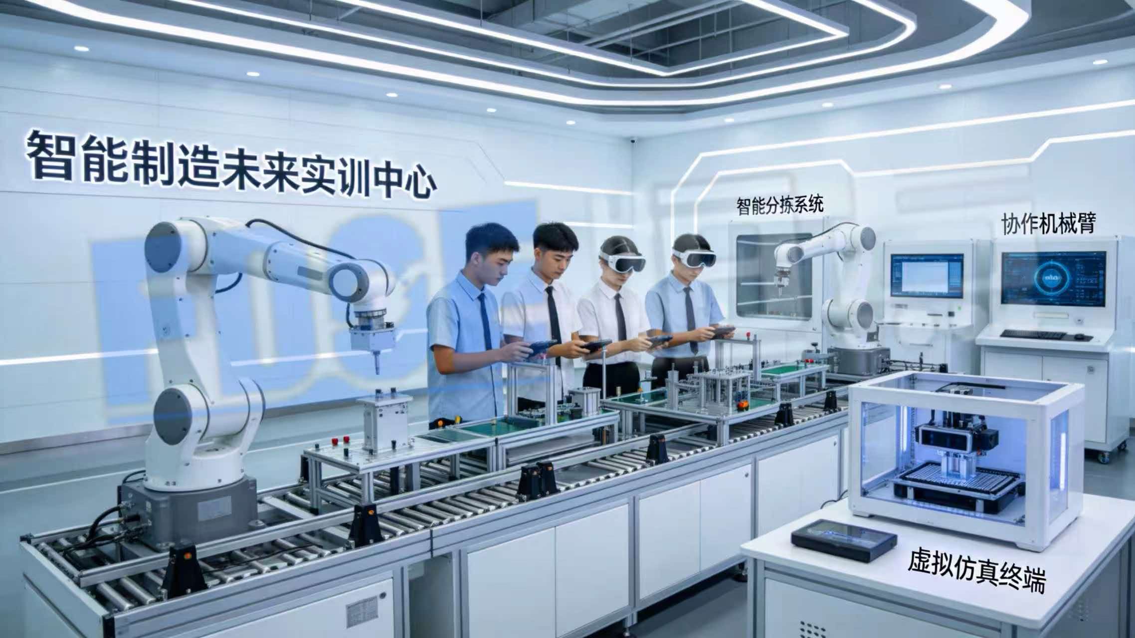 智能制造的未来实训中心,学生面对的是什么 智能制造的未来实训中心,学生面对的是什么