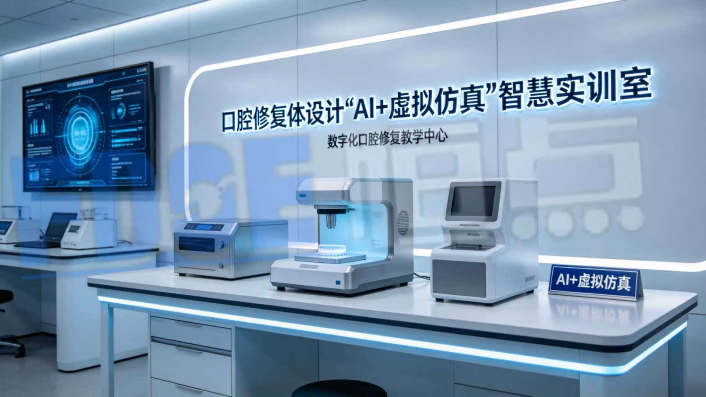 口腔修复体设计“AI+虚拟仿真”智慧实训室 口腔修复体设计“AI+虚拟仿真”智慧实训室
