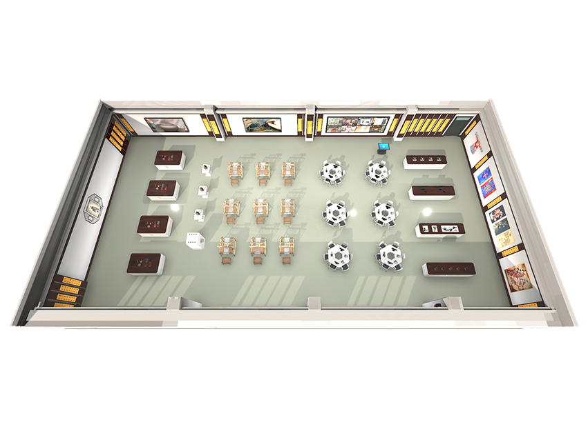 非物质文化遗产虚拟仿真传习与体验中心建设方案——实训室组成与布局