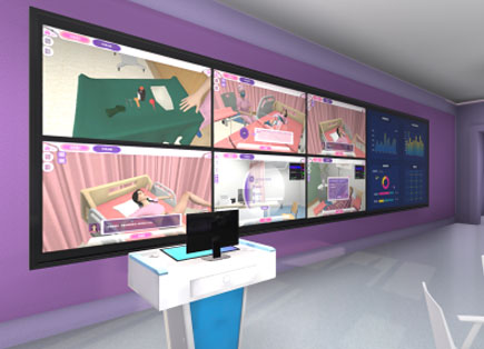 助产护理虚实一体化综合实训中心建设方案——虚拟仿真数字实训区