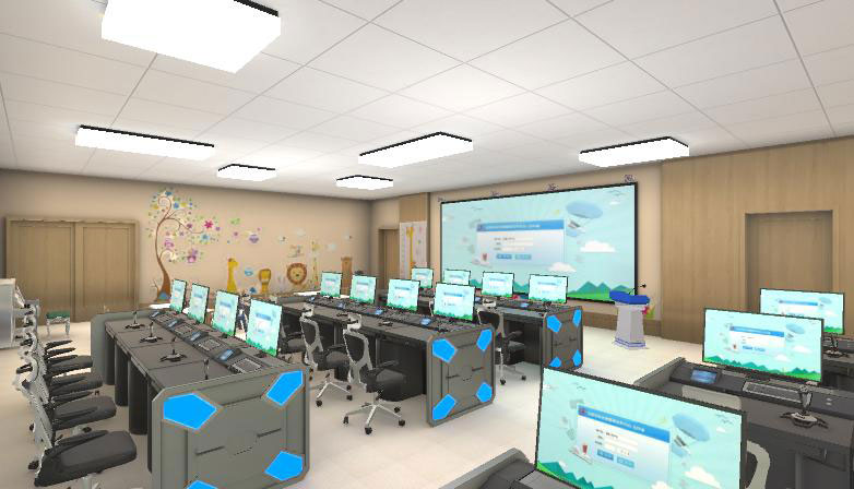 学前教育虚拟仿真实训室互动教学区